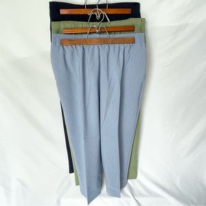 Lot of 3 Allison Daley Petite Pull On Pants